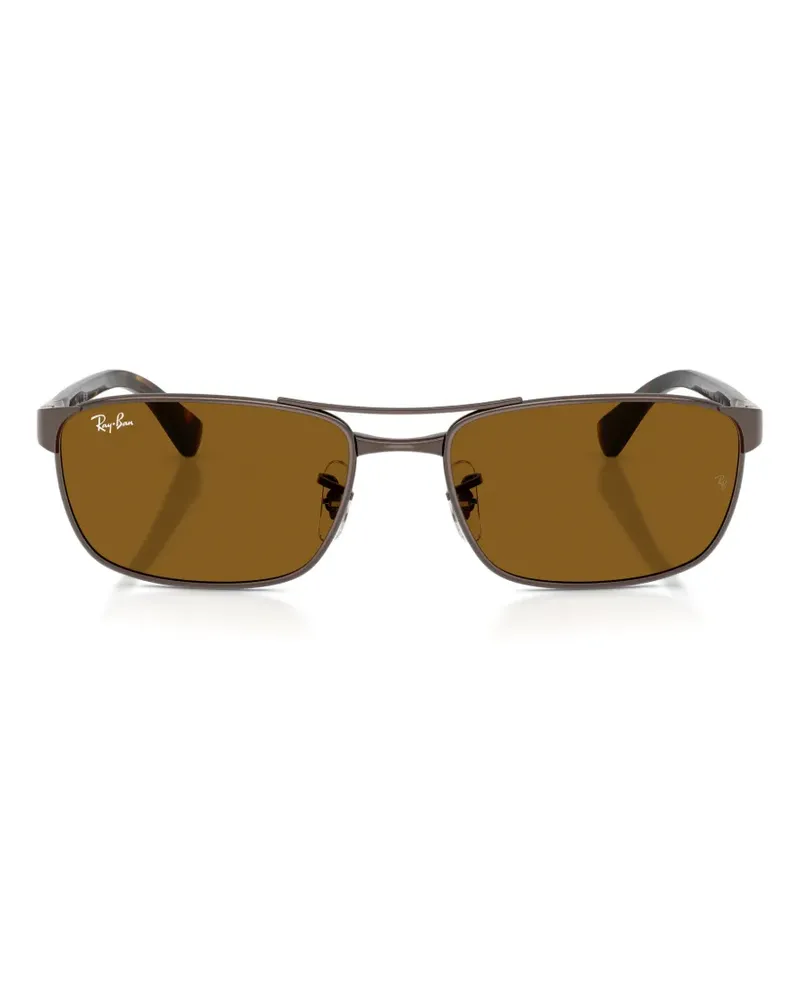 Ray Ban rectangle-frame sunglasses - Braun Braun