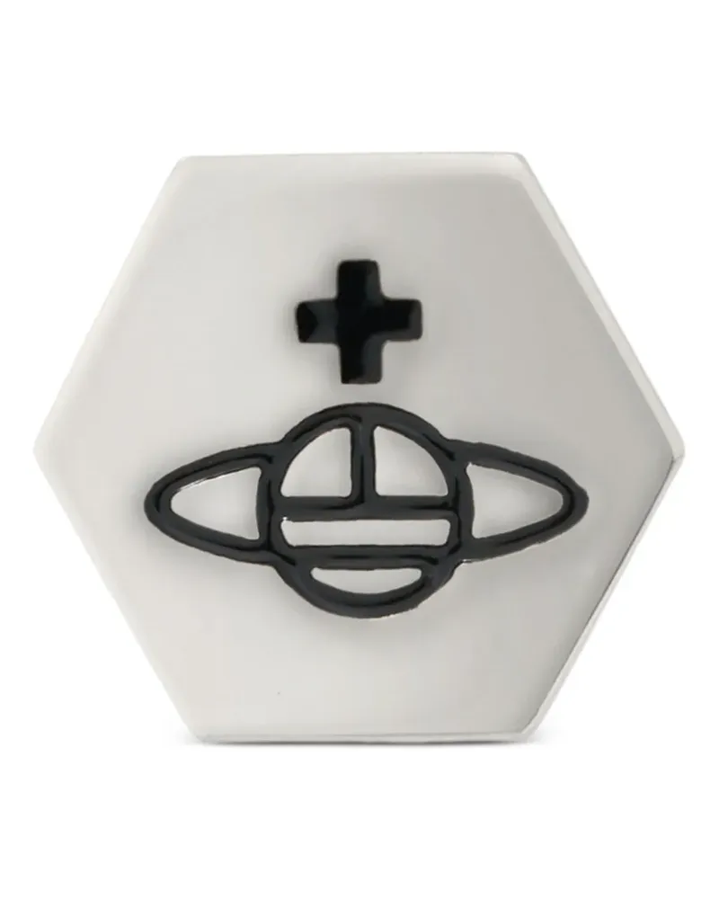 Vivienne Westwood Einzelner Adel Ohrring - Silber Silber