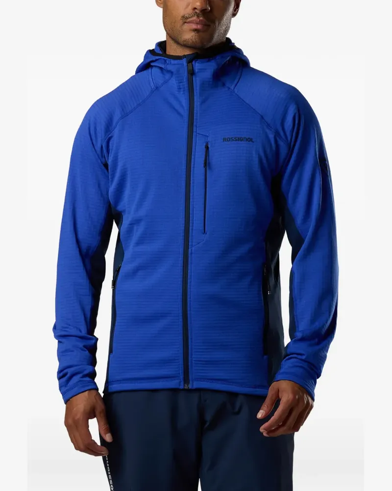 Rossignol Blackside Fleece-Kapuze mit Reißverschluss - Blau Blau