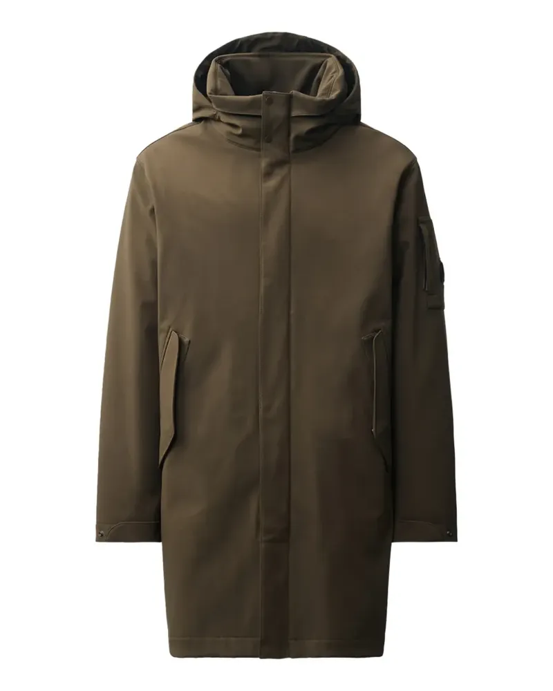 C.P. Company quilted-lining hooded coat - Grün Grün