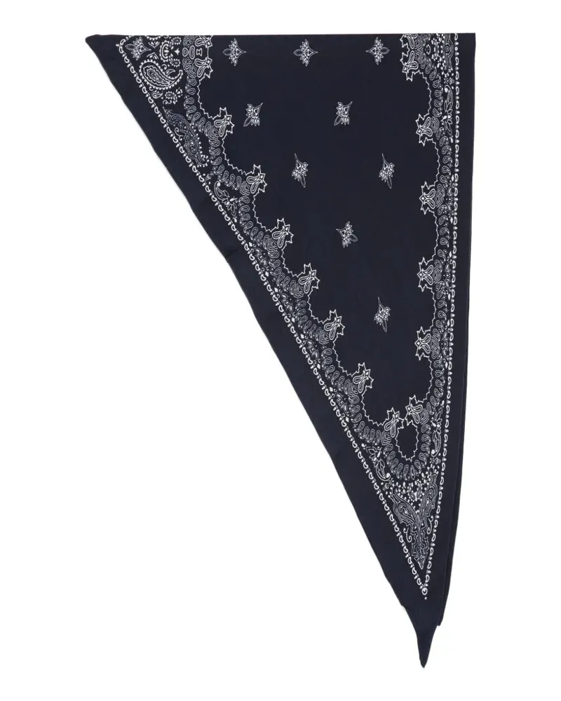 Destin Schal mit Paisley-Print - Blau Blau