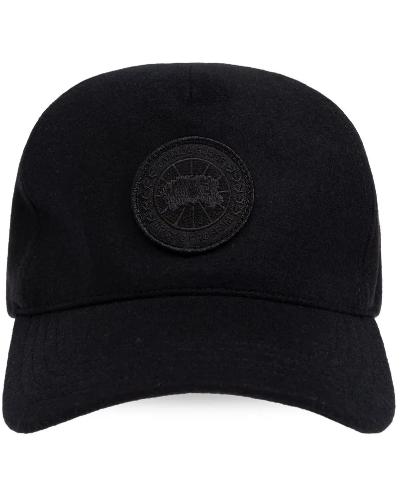 Canada Goose Baseballkappe mit Logo-Patch - Schwarz Schwarz