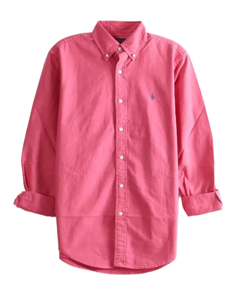 Ralph Lauren Button-down-Hemd mit Logo - Rosa Rosa