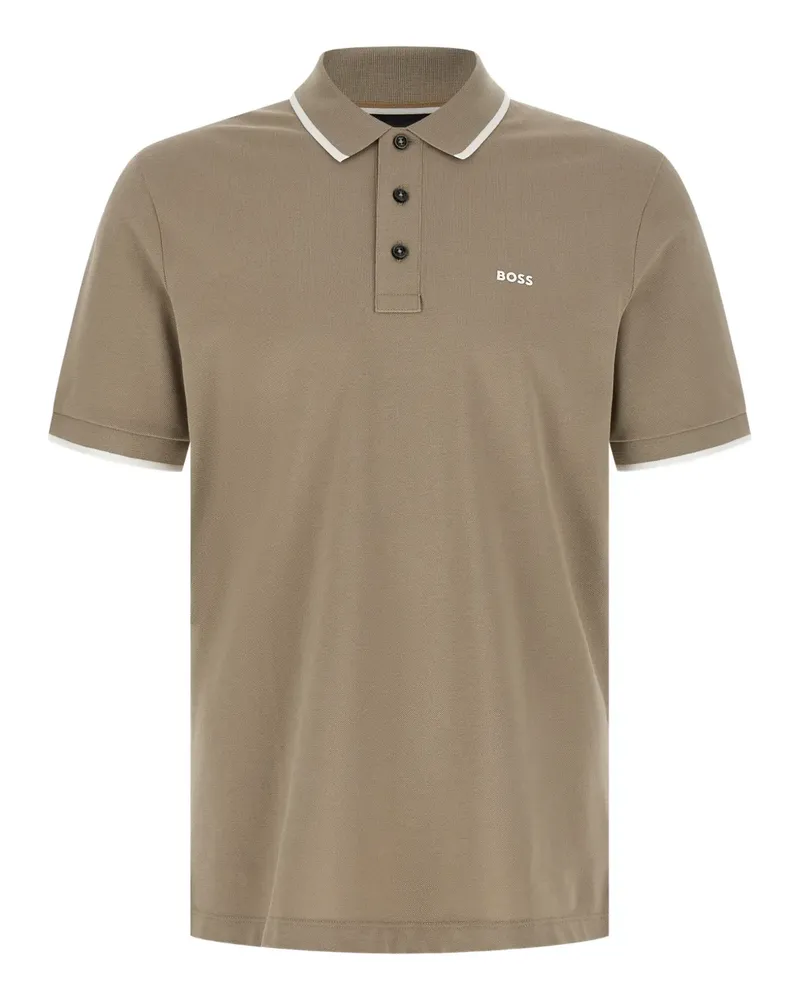 HUGO BOSS Poloshirt mit Logo - Nude Nude
