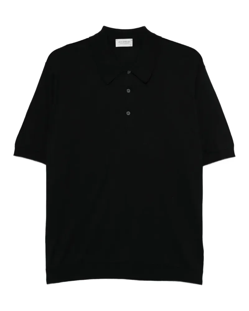 John Smedley Isis polo shirt - Schwarz Schwarz