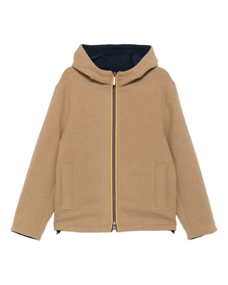 K-Way Claudel hooded jacket - Nude Nude