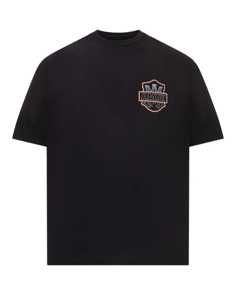 Amiri logo-print T-shirt - Schwarz Schwarz