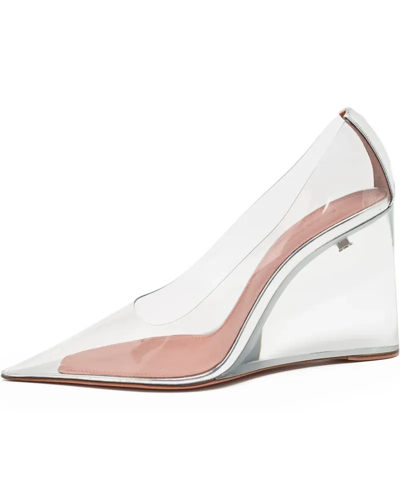 Amina Muaddi Pre-owned Ane Wedge-Pumps 95mm - Nude Nude