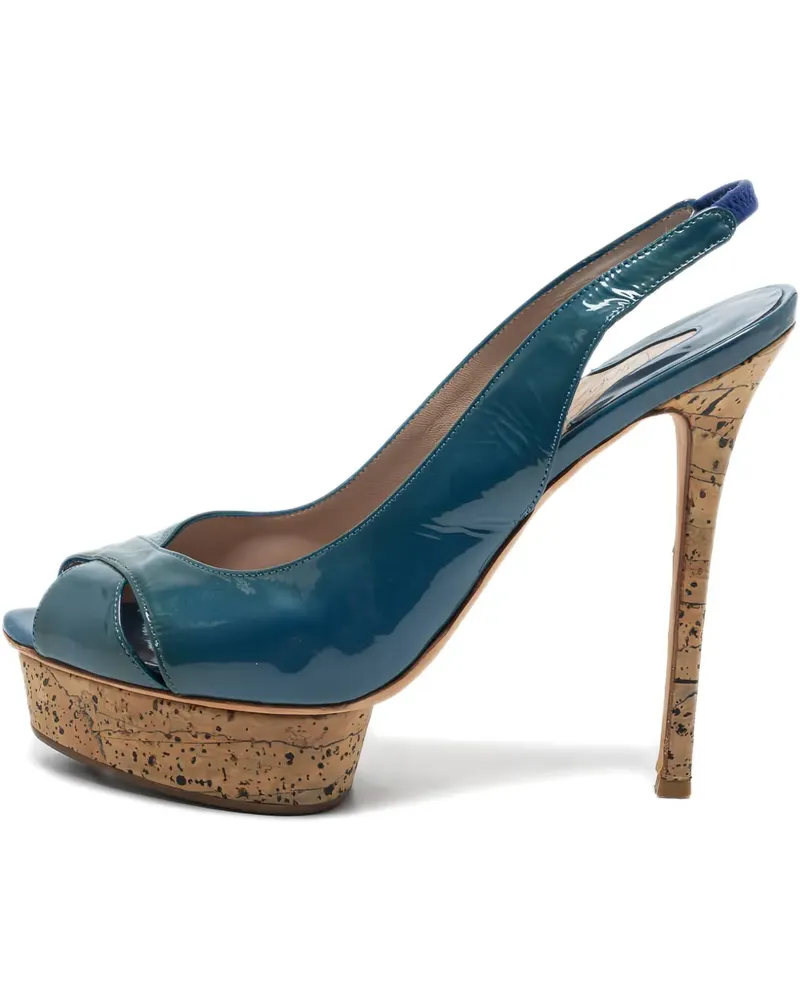 Le Silla 2023 Plateau-Sandalen 150mm - Blau Blau