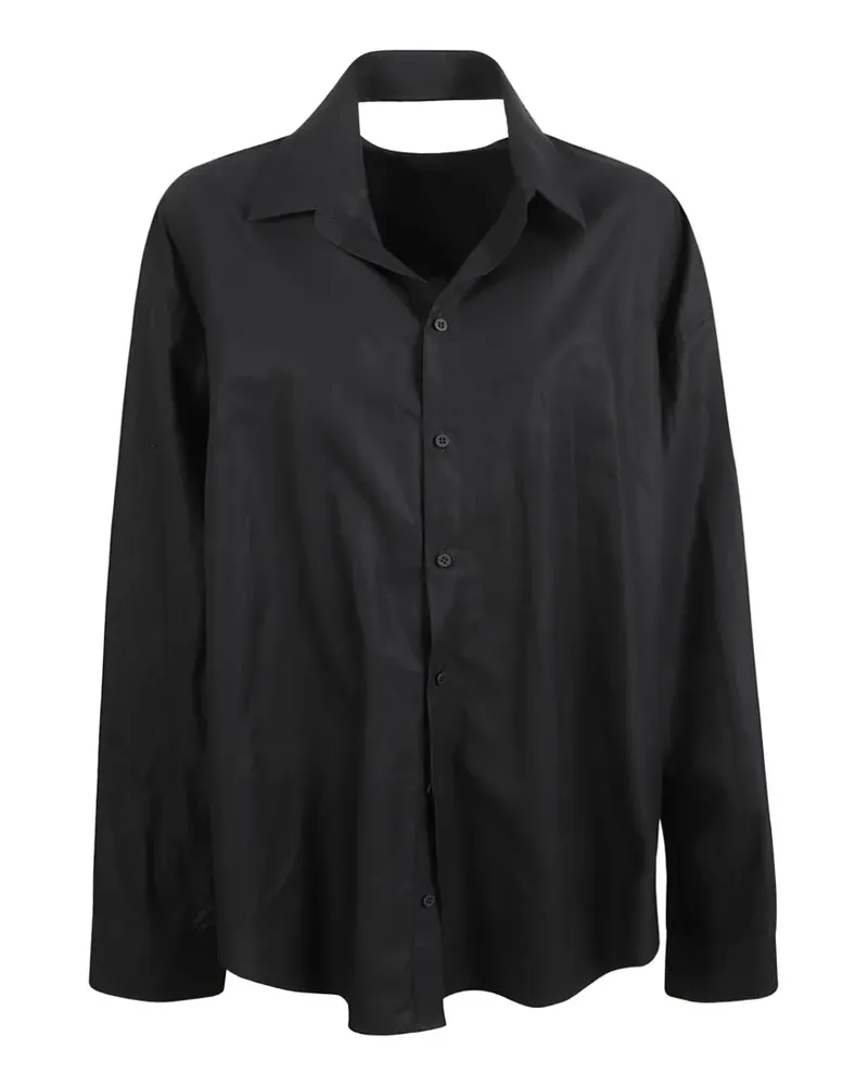 Balenciaga cut-out shirt mini dress - Schwarz Schwarz