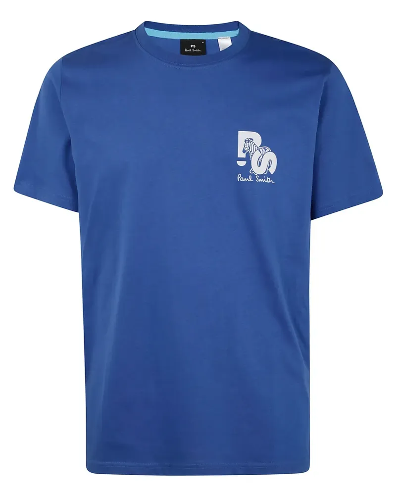 Paul Smith T-Shirt mit Logo-Print - Blau Blau