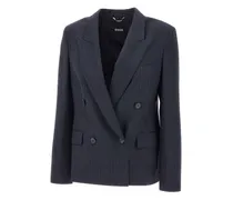 Doppelreihiger Jaleto Blazer - Blau