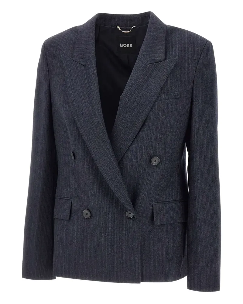 HUGO BOSS Doppelreihiger Jaleto Blazer - Blau Blau