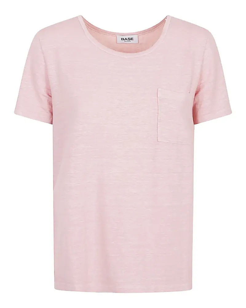BASE Milano pocket T-shirt - Rosa Rosa