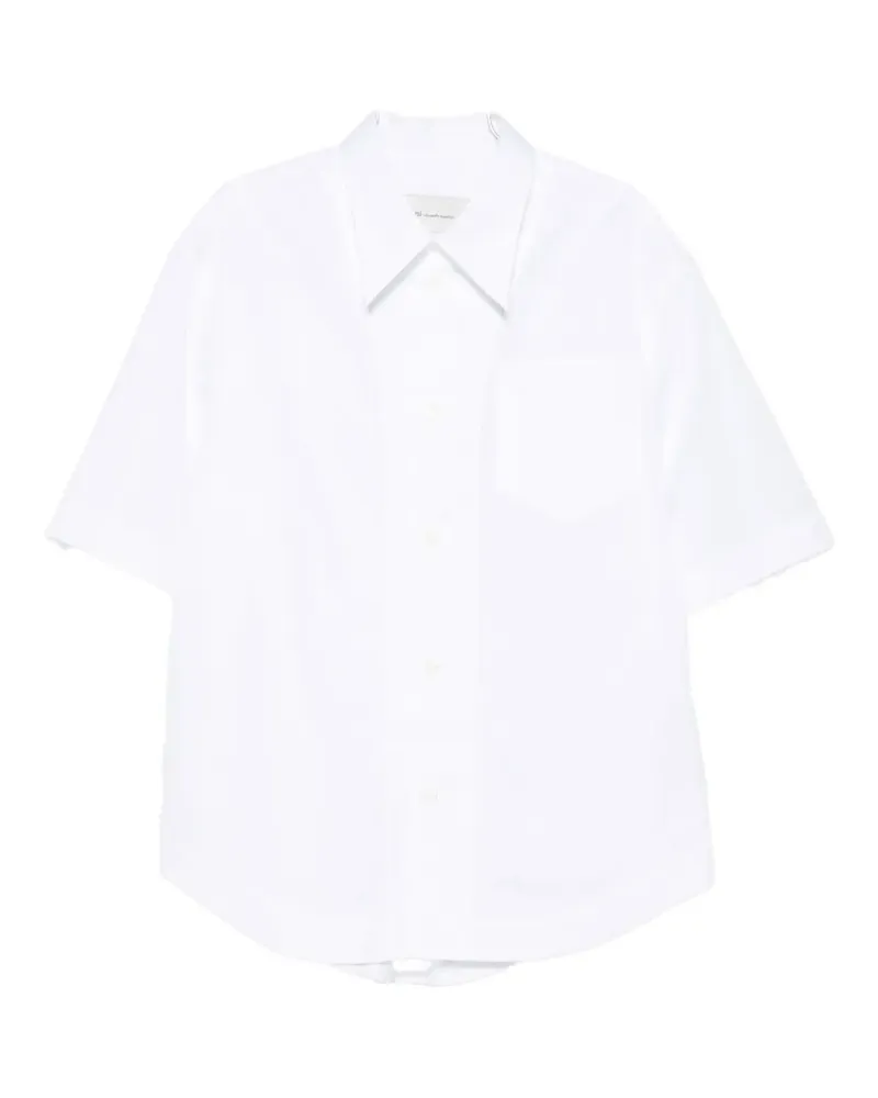 AMI Paris pocket short-sleeve shirt - Weiß Weiß
