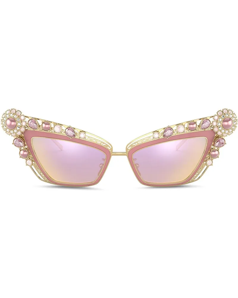 Dolce & Gabbana Cat-Eye-Sonnenbrille - Rosa Rosa