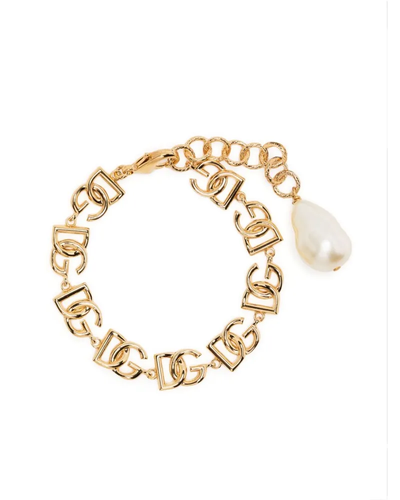 Dolce & Gabbana Armband mit poliertem Finish Gold