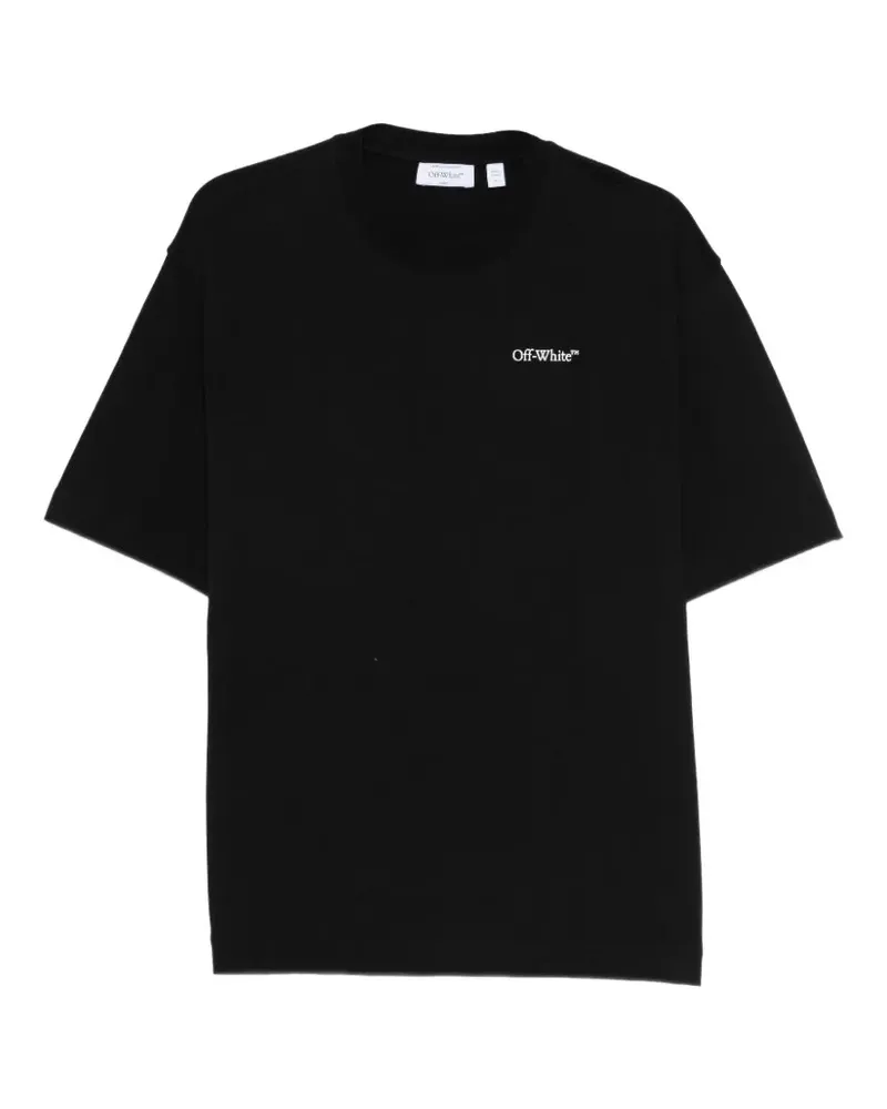 OFF-WHITE logo-detail T-shirt - Schwarz Schwarz