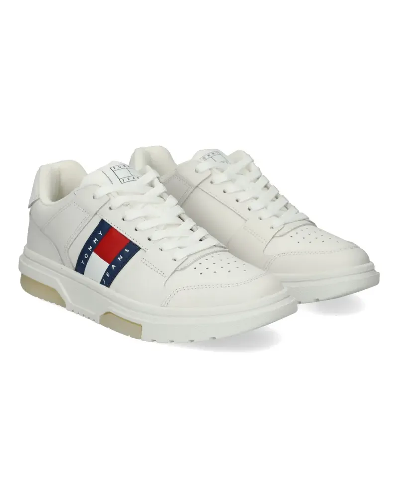 Tommy Hilfiger panelled perforated sneakers - Weiß Weiß
