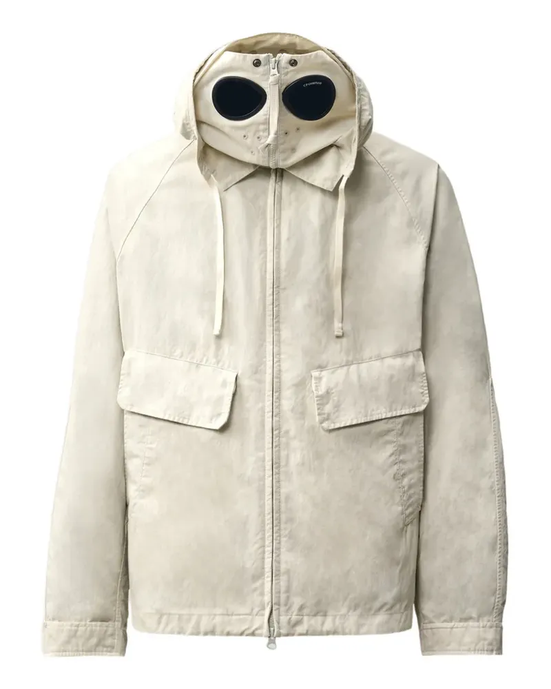 C.P. Company Kapuzenjacke mit Goggle-Detail - Nude Nude