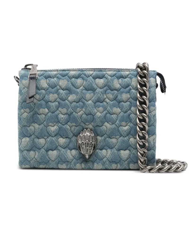 Kurt Geiger Kensington Puff heart quilted shoulder bag - Blau Blau
