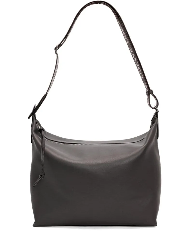 Loewe Cubi Schultertasche - Schwarz Schwarz