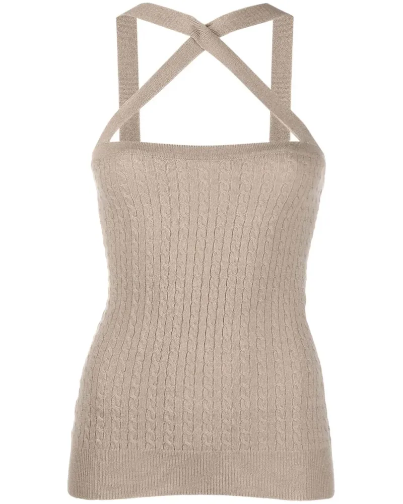 Patou Oberteil mit Strickmuster - Nude Nude