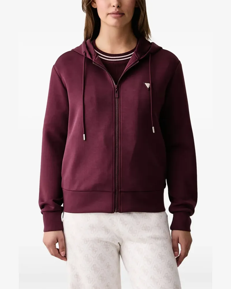 Guess Hoodie mit Reißverschluss - Rot Rot