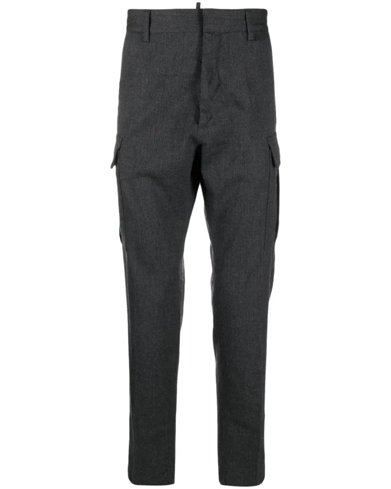 Dsquared2 Halbhohe Tapered-Hose - Grau Grau