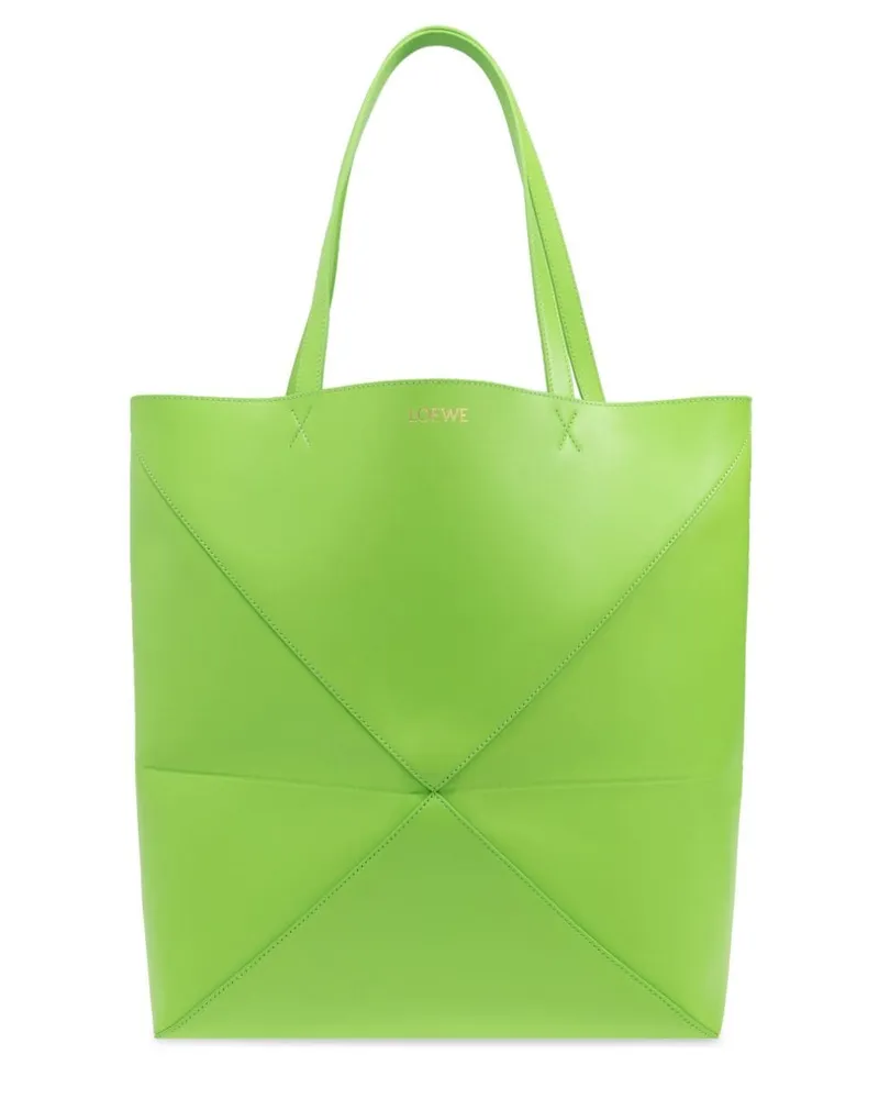 Loewe XL Puzzle Fold Tote Bag - Grün Grün