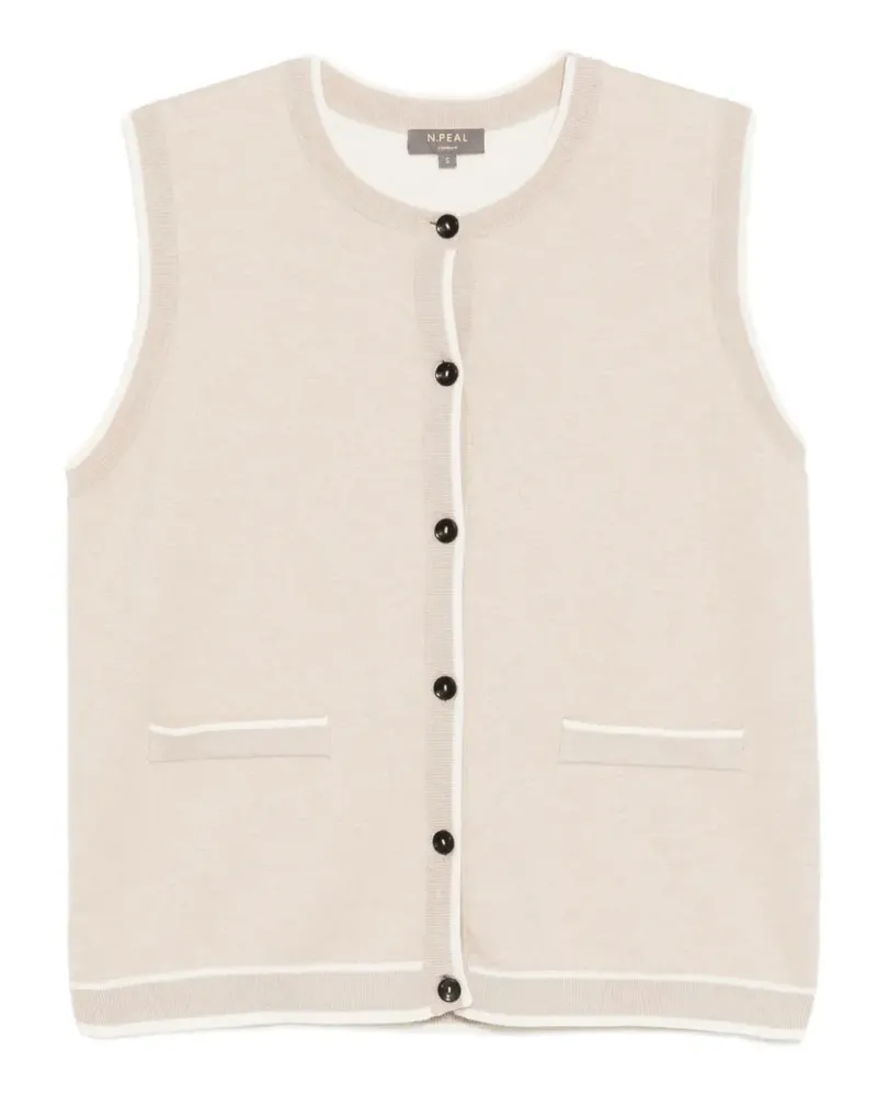 N.Peal Doppelreihiger Mantel - Nude Nude