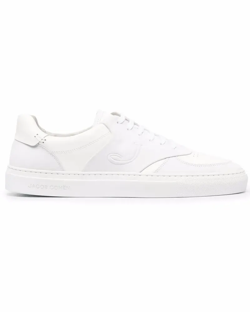 Jacob Cohën Sneakers mit Logo - Weiß Weiß