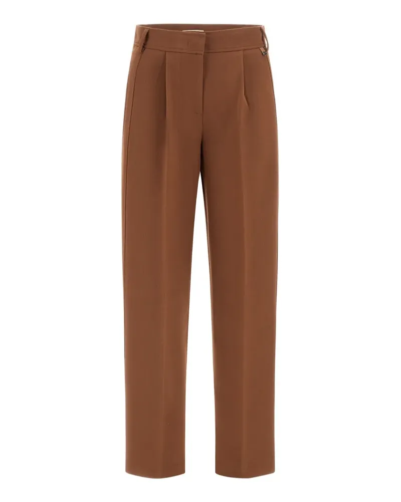 Herno Klassische Bundfaltenhose - Braun Braun