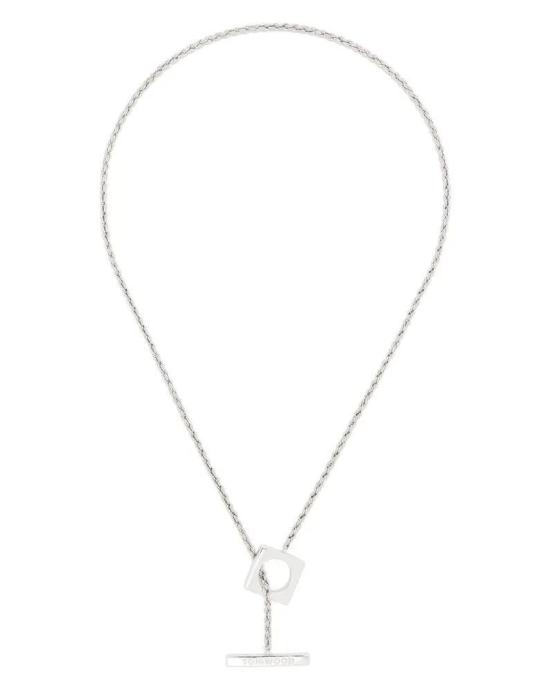 Tom Wood Eckige Kordelkette - Silber Silber