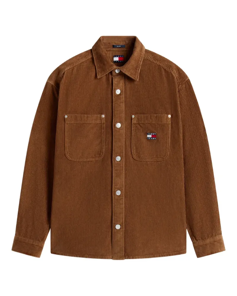 Tommy Hilfiger chest-pockets corduroy shirt - Braun Braun