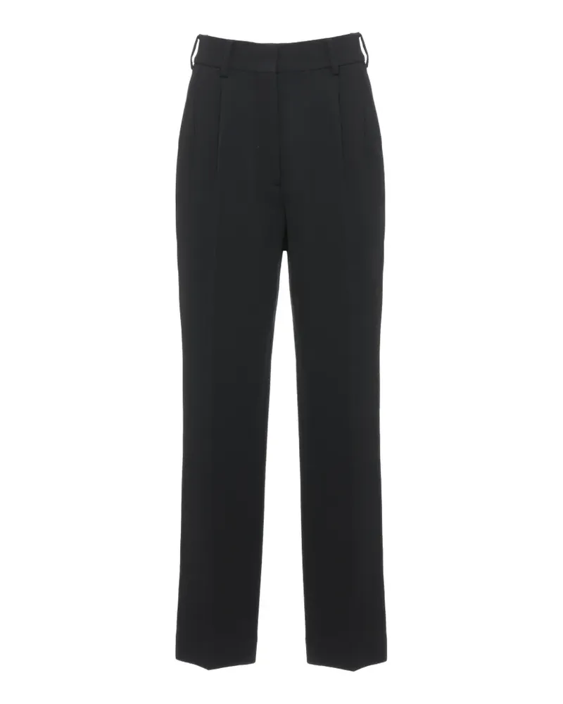Blazé Milano Resolute Black smiley-pocket pleated trousers - Schwarz Schwarz
