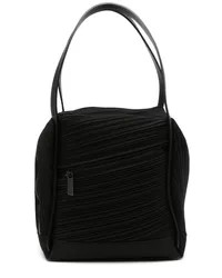 Issey Miyake Tote Bag mit Faltendetail Schwarz