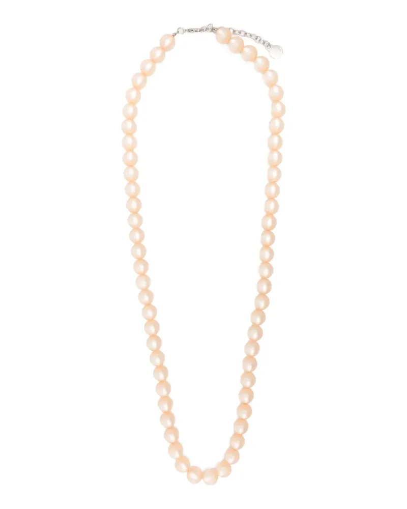 Emporio Armani beaded necklace - Nude Nude