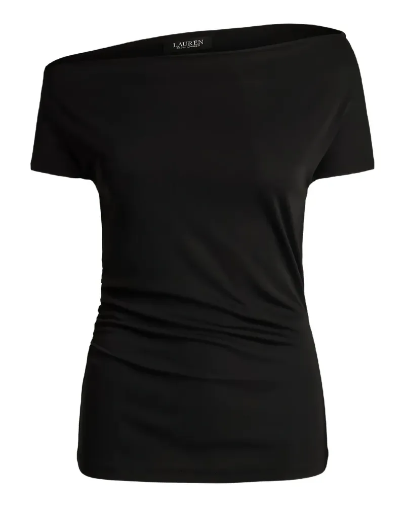 Ralph Lauren asymmetric one-shoulder top - Schwarz Schwarz