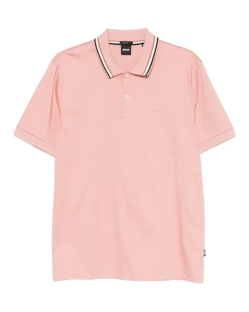HUGO BOSS logo-detail polo shirt - Rosa Rosa