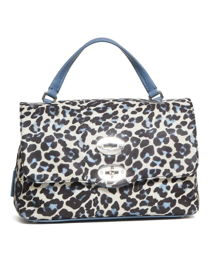 Zanellato double-buckle shoulder bag - Schwarz Schwarz