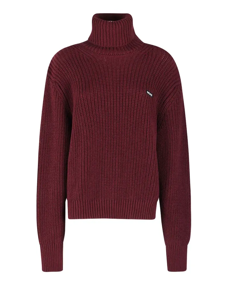 ROTATE Birger Christensen Pullover mit Rollkragen Rot
