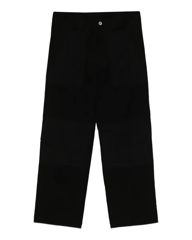 individual sentiments panelled trousers - Schwarz Schwarz