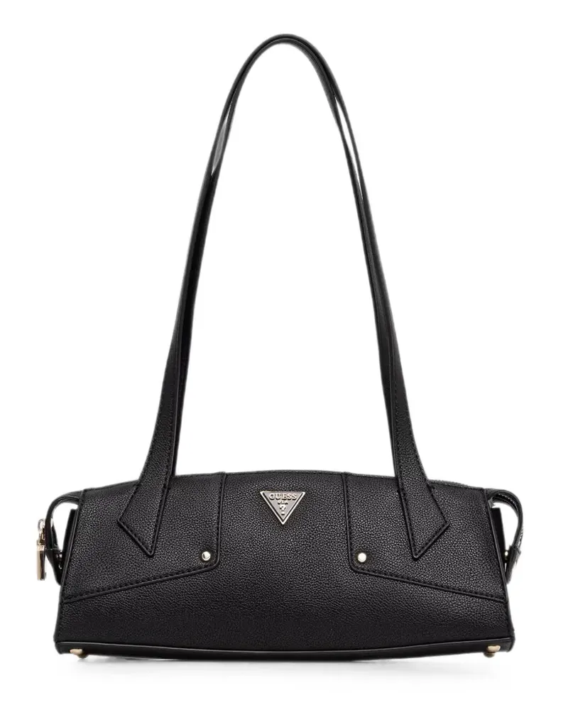 Guess Darcy Tote Bag mit Logo-Schild - Schwarz Schwarz