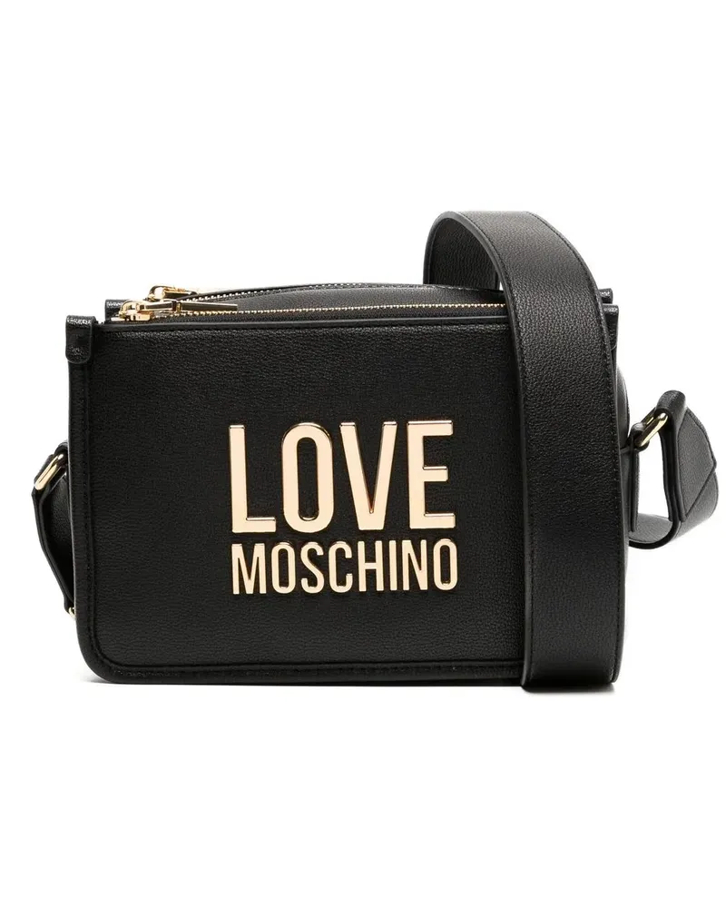 Moschino Tasche mit Logo - Schwarz Schwarz