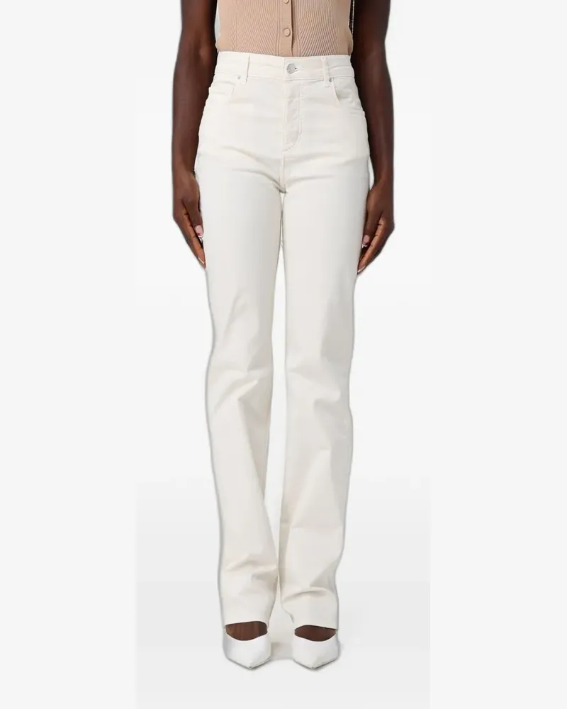 Emporio Armani regular-fit stretch-denim jeans - Nude Nude