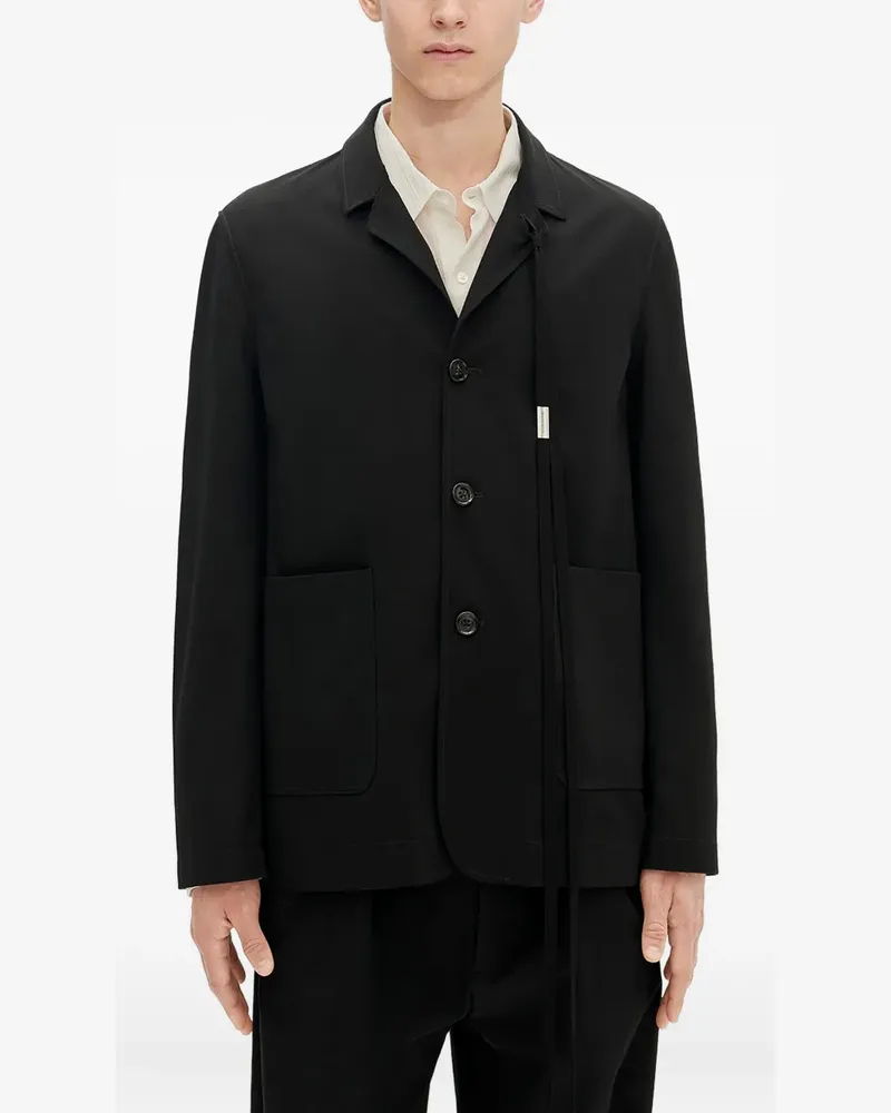 Ann Demeulemeester Cedric blazer - Schwarz Schwarz