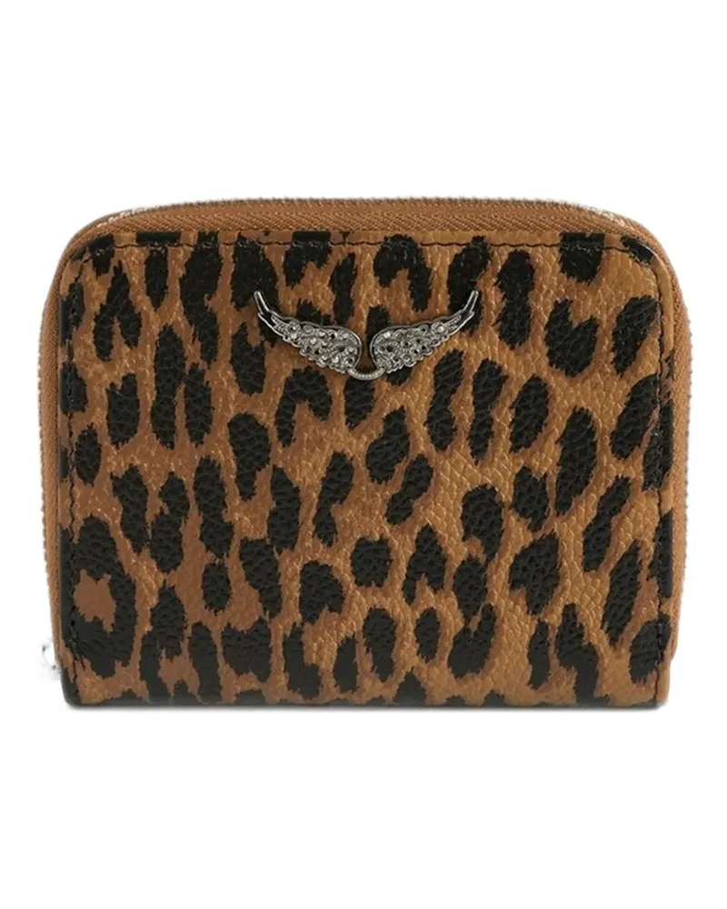 Zadig & Voltaire Mini ZV leo coin purse - Nude Nude