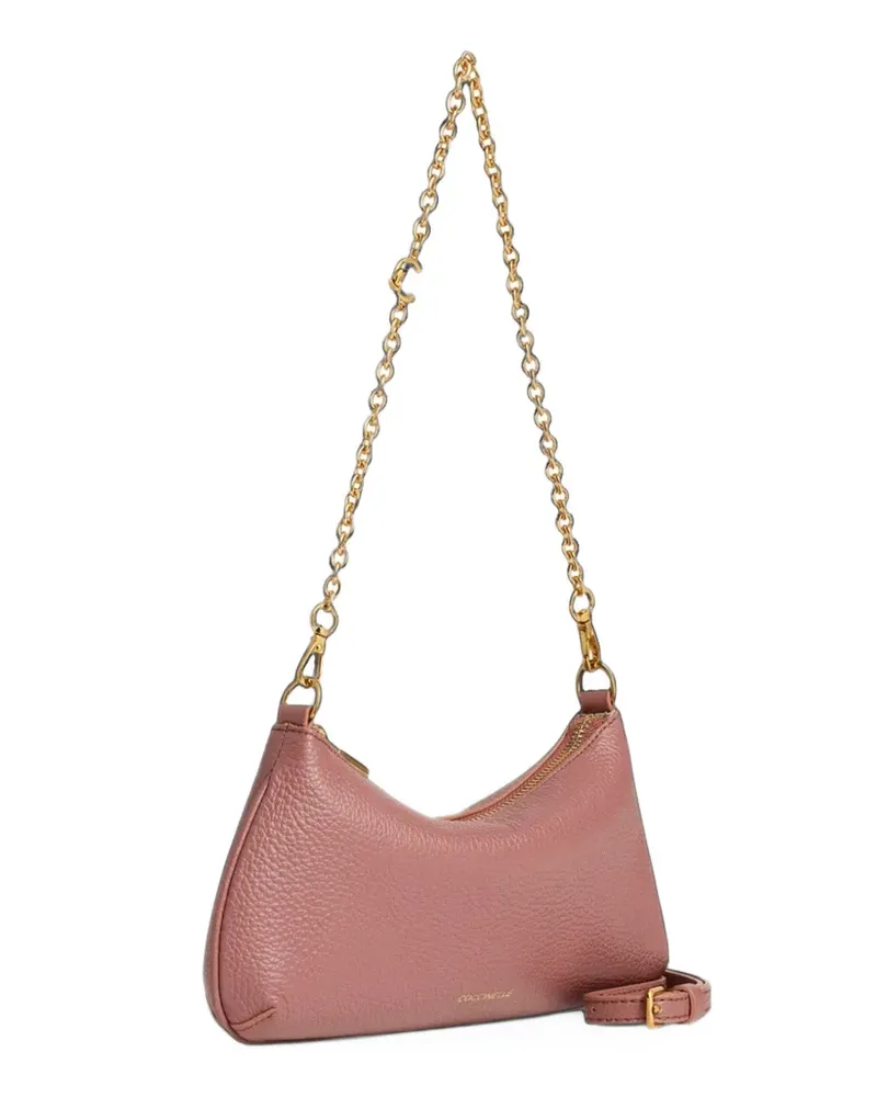 Coccinelle mini grained leather shoulder bag - Rosa Rosa