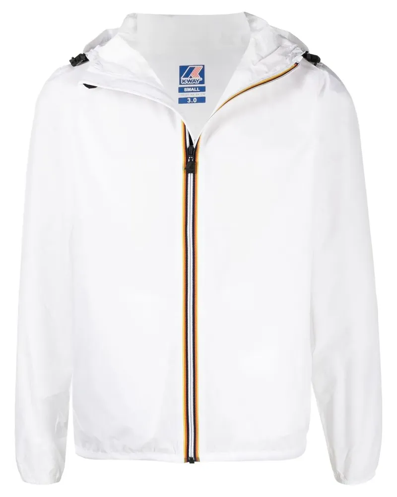K-Way Le Vrai Claude Kapuzenjacke - Weiß Weiß